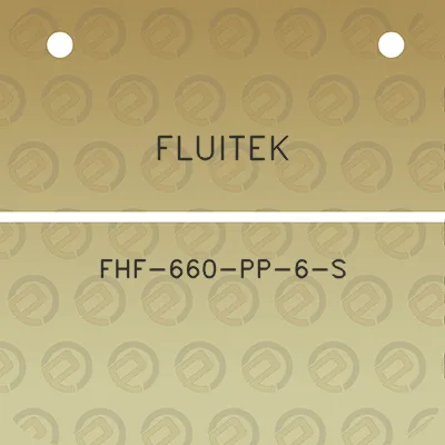 fluitek-fhf-660-pp-6-s