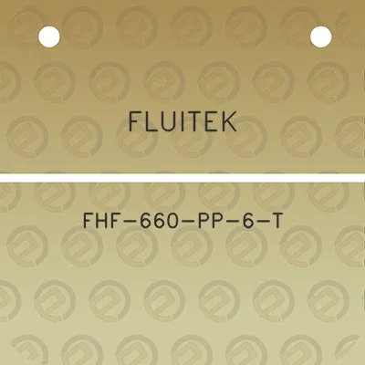 fluitek-fhf-660-pp-6-t