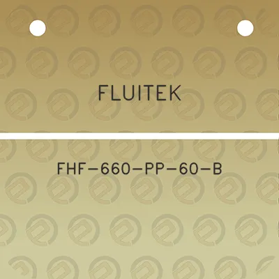 fluitek-fhf-660-pp-60-b