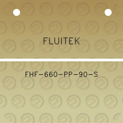 fluitek-fhf-660-pp-90-s