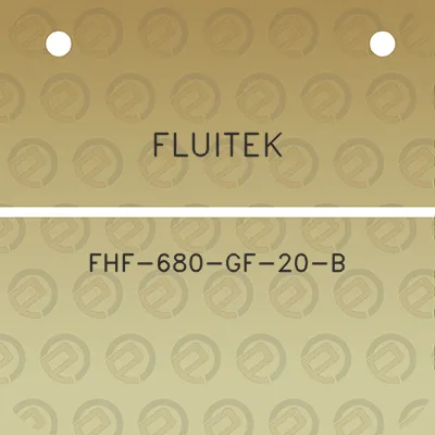 fluitek-fhf-680-gf-20-b