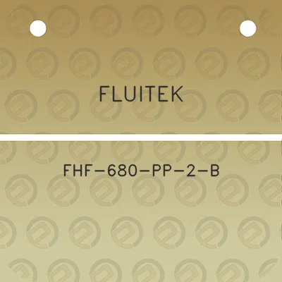 fluitek-fhf-680-pp-2-b