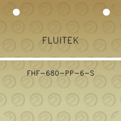 fluitek-fhf-680-pp-6-s