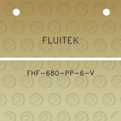 fluitek-fhf-680-pp-6-v