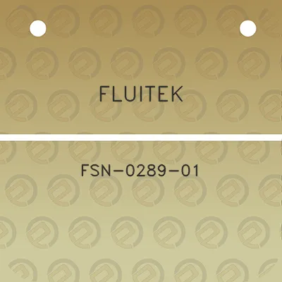 fluitek-fsn-0289-01