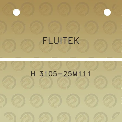 fluitek-h-3105-25m111