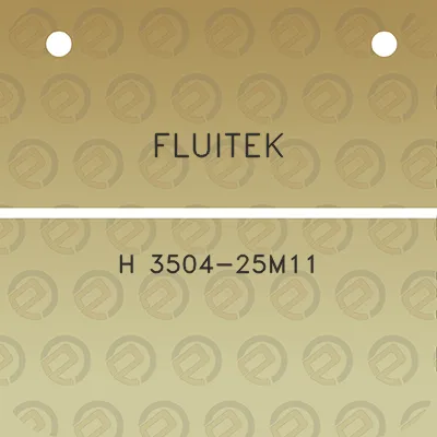 fluitek-h-3504-25m11