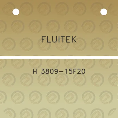 fluitek-h-3809-15f20