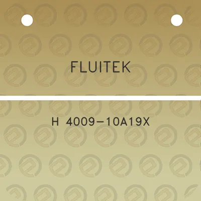 fluitek-h-4009-10a19x