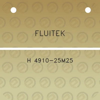 fluitek-h-4910-25m25