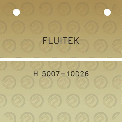 fluitek-h-5007-10d26