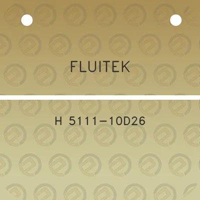 fluitek-h-5111-10d26