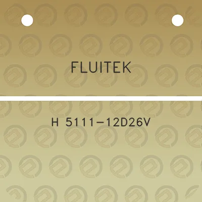 fluitek-h-5111-12d26v