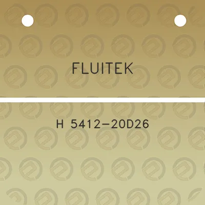 fluitek-h-5412-20d26