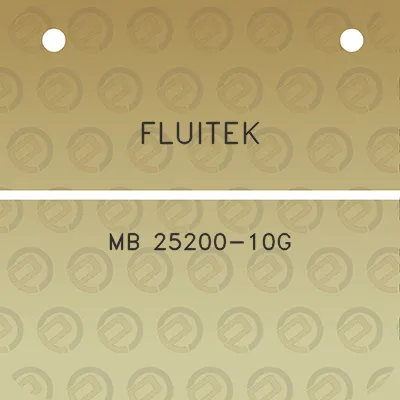 fluitek-mb-25200-10g