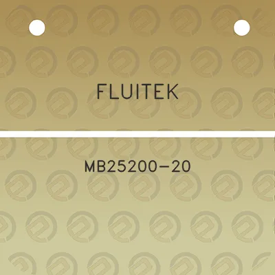 fluitek-mb25200-20