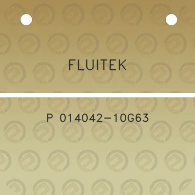 fluitek-p-014042-10g63