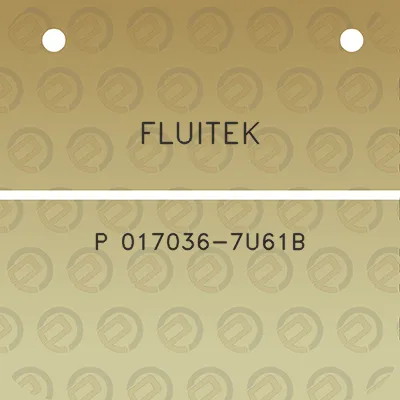 fluitek-p-017036-7u61b