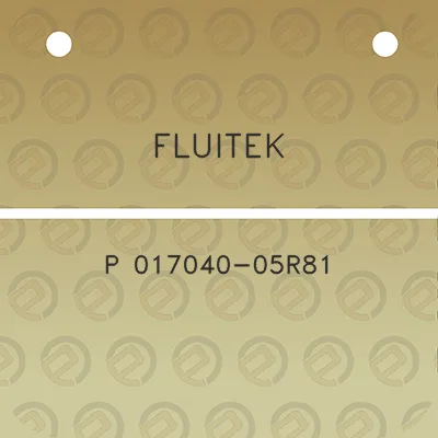 fluitek-p-017040-05r81