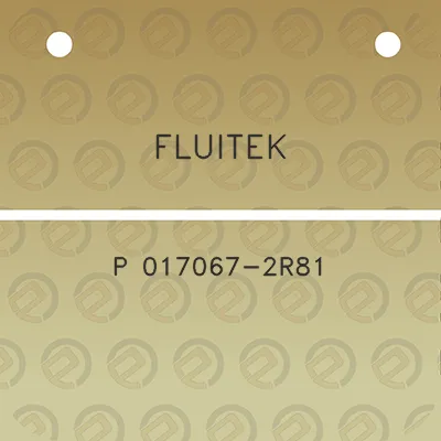 fluitek-p-017067-2r81