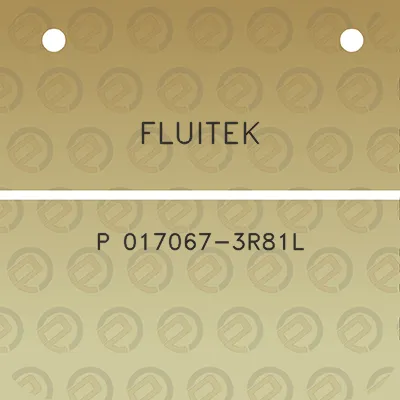 fluitek-p-017067-3r81l