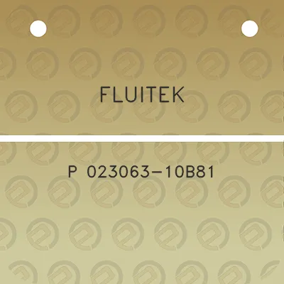 fluitek-p-023063-10b81