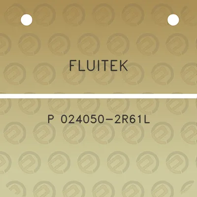 fluitek-p-024050-2r61l