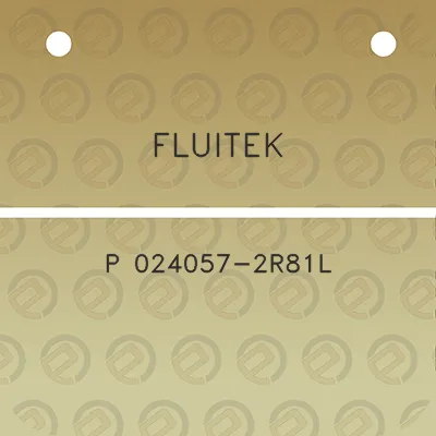 fluitek-p-024057-2r81l