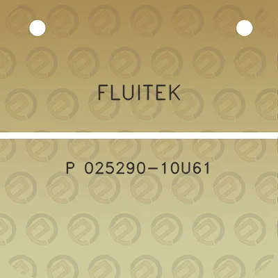 fluitek-p-025290-10u61