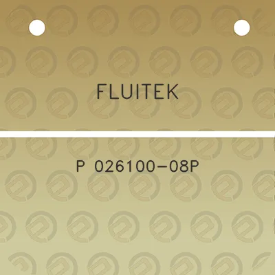 fluitek-p-026100-08p