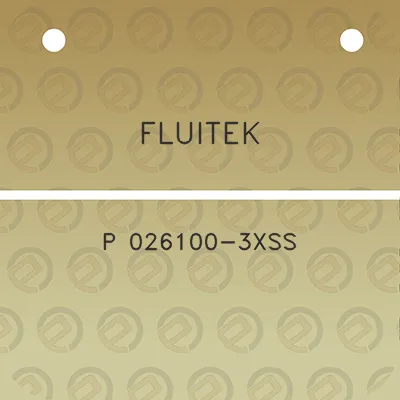 fluitek-p-026100-3xss