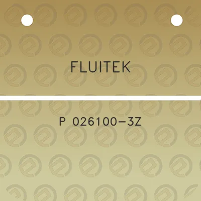 fluitek-p-026100-3z