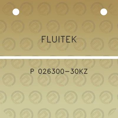 fluitek-p-026300-30kz