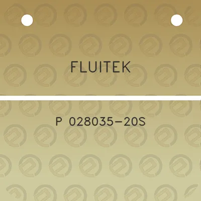 fluitek-p-028035-20s