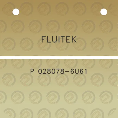 fluitek-p-028078-6u61