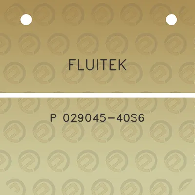 fluitek-p-029045-40s6