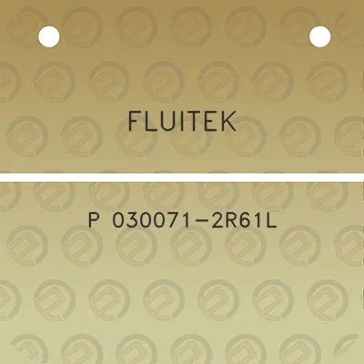 fluitek-p-030071-2r61l