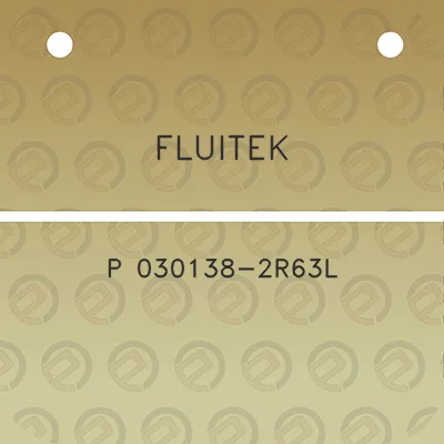 fluitek-p-030138-2r63l