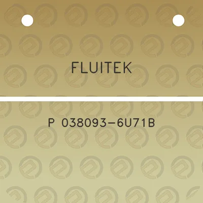 fluitek-p-038093-6u71b