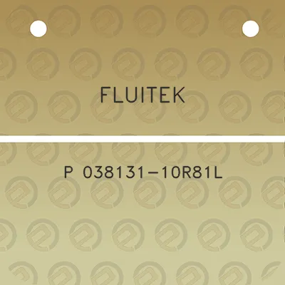 fluitek-p-038131-10r81l