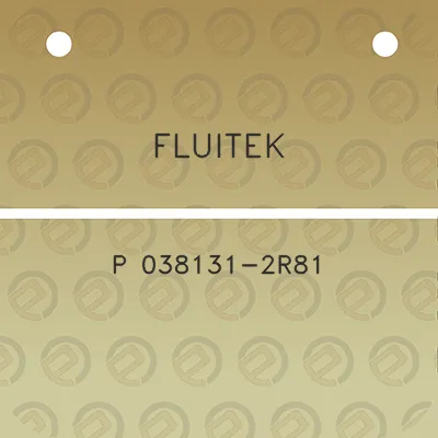 fluitek-p-038131-2r81