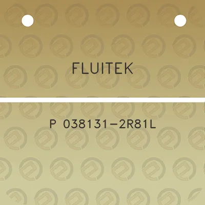 fluitek-p-038131-2r81l