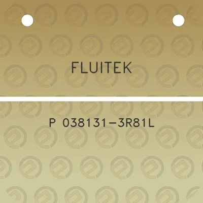 fluitek-p-038131-3r81l