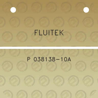 fluitek-p-038138-10a