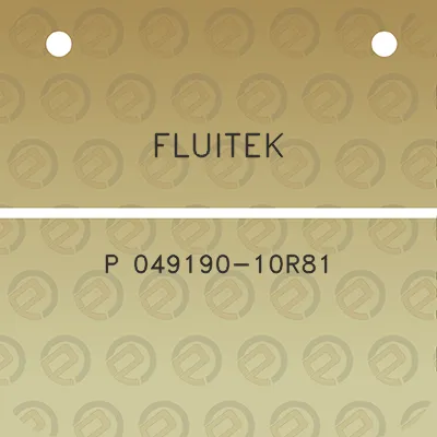 fluitek-p-049190-10r81