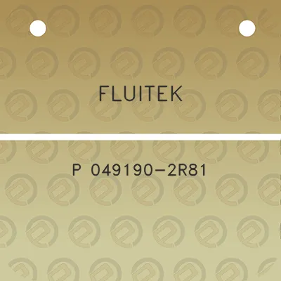 fluitek-p-049190-2r81