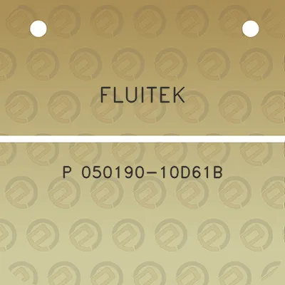 fluitek-p-050190-10d61b