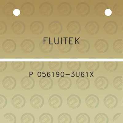 fluitek-p-056190-3u61x