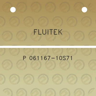 fluitek-p-061167-10s71