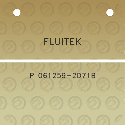 fluitek-p-061259-2d71b